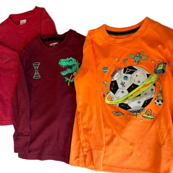 Boys XS, 3 item, Long Sleeve T-Shirt Bundle - Picture 1 of 11